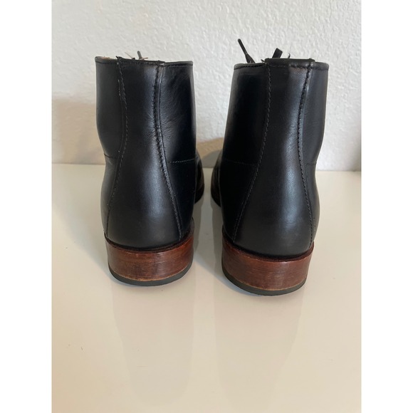 Red Wing Beckman Boots 9029 Moc Toe Black Leather Lace Up Heritage Size 9 USA main image 8